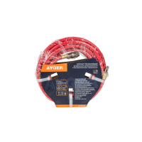 AYGER Шланг 6*13mm 10m резиновый воздушный армированный с быстроразъемным соединением