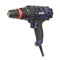 AYGER Шуруповерт сетевой AES700DFR